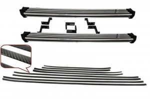 Praguri Trepte Laterale cu Bandouri Laterale compatibil cu Mercedes G-Class W463 1989-2018