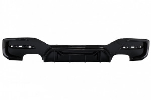Prelungire Bara Fata compatibil cu BMW 1 Series F20 F21 LCI 2015-2019 cu Difuzor Bara Spate Evacuare Dubla si Extensii Praguri Laterale Hatchback M Sport Negru Lucios - Img 7