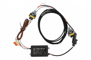 Prelungire Bara Fata LED DRL compatibil cu Mercedes G-Class W463 1989-2017 Negru Design - Img 6