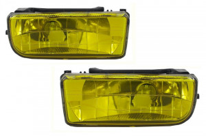 Proiectoare faruri ceata compatibil cu BMW Seria 3 E36 1991-1999 galben