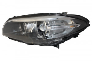 Set faruri Full LED Bi-Xenon Angel Eyes compatibil cu BMW 5 Series F10 F11 2011-2013, LCI Facelift Look - Img 4