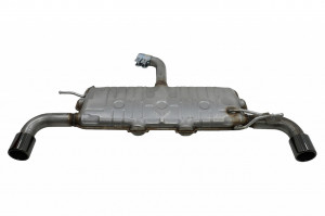 Sistem de evacuare compatibil cu VW Golf 5 2003-2007 Golf 6 2008-2013 GTI Design Tipsuri Negru Lucios
