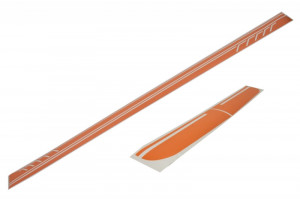 Stickere Laterale Portocaliu Mat compatibil cu MERCEDES Benz W211 2002-2009 - Img 3