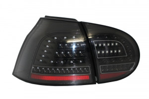 Stopuri FULL LED compatibil cu VW Golf V 2004-2009 Negru Urban Style - Img 3