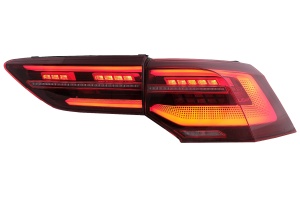 Stopuri Full LED compatibil cu VW Golf VIII Hatchback Mk8 2020-> cu Semnal Dinamic Secvential - Img 2