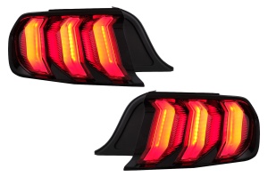 Stopuri Full LED compatibile cu Ford Mustang VI S550 (2015-2019) Semnal Dinamic Secvential