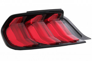 Stopuri Full LED Negre compatibile cu Ford Mustang VI S550 2015-2019 Semnal Dinamic Secvential - Img 3