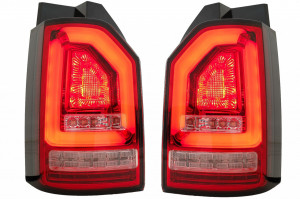 Stopuri Full LED Rosu Clar compatibile cu VW Transporter T6 2015-2020 Semnal Dinamic