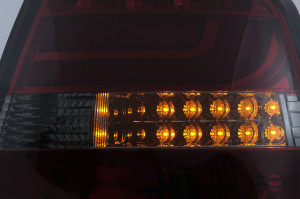Stopuri LED Bar compatibil cu Skoda Octavia II 2004-2012 Rosu Fumuriu - Img 3