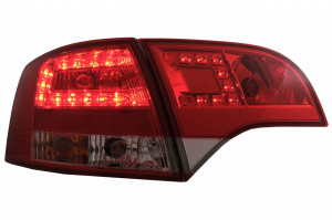 Stopuri LED compatibil cu Audi A4 B7 Avant 8ED 2004-2007 Rosu Clar - Img 2