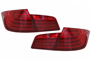 Stopuri LED compatibil cu BMW Seria 5 F10 2011-2017 Rosu LCI Design
