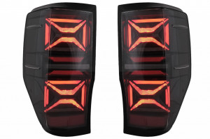 Stopuri LED compatibil cu Ford Ranger 2012-2018 Fumuriu cu Semnal Dinamic