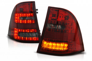 Stopuri LED compatibil cu Mercedes M-Class W163 ML 1998-2005 Rosu Fumuriu