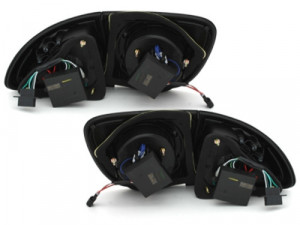 Stopuri LED compatibil cu SEAT Leon 1999-2005_ negru / fum - Img 3