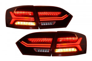Stopuri LED compatibil cu VW Jetta Mk6 VI 6 2012-2014 Semnal Secvential Dinamic - Img 4