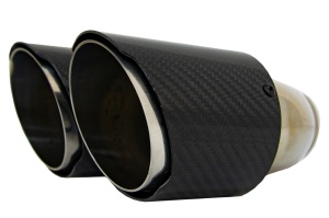 Tobe Ornamente Sistem de evacuare Carbon Fiber Finisaj Lucios 6.3cm - Img 3