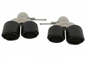 Tobe Ornamente Sistem de Evacuare compatibile cu Land Rover Range Rover Carbon Real Inlet 7.8cm - Img 2