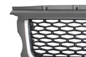 Ansamblu Grila Centrala si Grile Laterale compatibil cu Land Range Rover Sport L320 2005-2008 Autobiography Look Negru Platinat Edition - Img 7