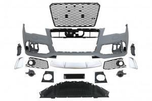 Bara Fata compatibil cu Audi A7 4G 2010-2014 RS7 Design cu Grile - Img 6