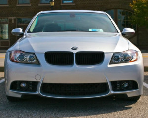 Bara Fata compatibil cu BMW Seria 3 E90 Sedan E91 Touring 04-08 (Non LCI) M3 Design cu PDC fara proiectoare - Img 4