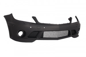Bara Fata compatibil cu Mercedes C-class W204 2007-2012 C63 Design cu PDC si Proiectoare de Ceata - Img 3