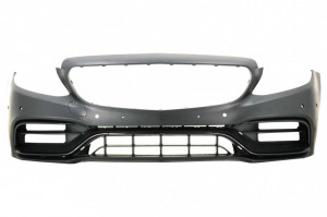 Bara Fata cu Difuzor Spate compatibil cu Mercedes C-Class A205 C205 Coupe Cabriolet 2014-2019 C63 Design - Img 2