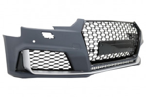 Bara Fata cu grile de bara compatibil cu AUDI A4 B9 8W (2016-2018) Quattro RS4 Design - Img 8