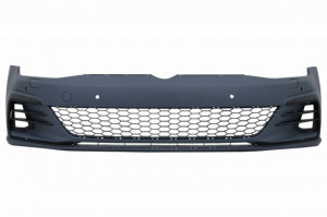 Bara Fata cu Grile Proiectoare ceata LED si Faruri LED compatibil cu VW Golf VII 7.5 2017-> GTI Look - Img 3