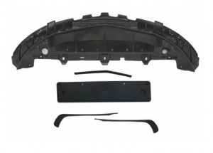Bara Fata cu Stickere Laterale Negru Mat compatibil cu Mercedes A-Class W176 2012-2018 A45 Design - Img 3