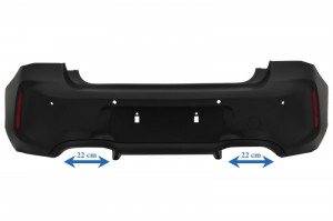 Bara Spate compatibil cu BMW Seria 1 F20 F21 LCI 2015-2019 M2 Design - Img 4