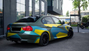 Bara spate compatibil cu BMW Seria 3 E90 2004-2011 M3 Look Evacuare Centrala - Img 3