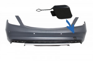 Capac carlig de remorcare Bara Fata compatibil cu MERCEDES S-Class W222 2013-2017 S63 S65 Design - Img 2