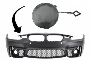 Capac Carlig Remorcare compatibil cu BMW Seria 3 F30 2011-2019 doar Bara Fata EVO Design