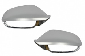 Capace oglinzi compatibil cu Audi A6 4G C7 2011-2018 Aluminiu RS6 Design cu Side Assist