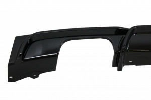 Difuzor Bara Evacuare Stanga compatibil cu BMW Seria 3 F30 F31 2011-> M Performance Design Negru Lucios - Img 2