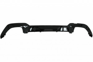 Difuzor Bara Spate compatibil cu BMW Seria 3 G20 G28 Sedan G21 Touring 2019-> M340i M Look Negru - Img 2