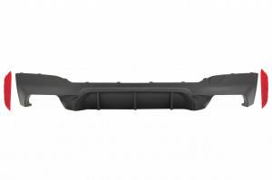 Difuzor Bara Spate compatibil cu BMW Seria 5 G30 G31 2017-> M5 Design Negru Mat