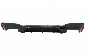 Difuzor Bara Spate compatibil cu BMW Seria 5 G30 G31 2017-> M5 Design Negru Lucios - Img 2