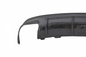 Difuzor Bara Spate compatibil cu MERCEDES CLA W117 2013-2018 Facelift CLA45 Carbon Look - Img 3