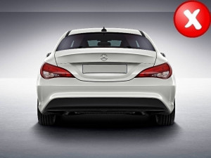 Difuzor Bara Spate compatibil cu MERCEDES CLA W117 2013-2018 Facelift CLA45 Carbon Look - Img 8