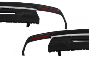 Difuzor Bara Spate compatibil cu Mercedes Clasa S W222 Sport Line 2013-2017 S63 Design - Img 2
