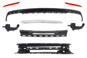 Difuzor Bara Spate compatibil cu Mercedes Clasa S W222 Sport Line 2013-2017 S63 Design - Img 7