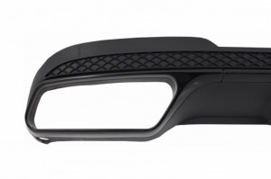 Difuzor Bara Spate compatibil cu MERCEDES E-Class W212 S212 AMG Sport Line Facelift 2013-2016 Negru cu Ornamente Evacuare - Img 4