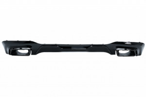 Difuzor Bara Spate cu Evacuare Dubla Negru Lucios compatibil cu BMW 2 Series F44 Gran Coupe 2020-> M235I Design