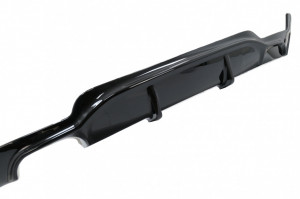 Difuzor Bara Spate Cu O Singura Evacuare compatibil cu BMW F32 4 Series M Performance Design 2013-> Negru Lucios - Img 3