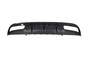Difuzor Bara Spate cu Ornamente compatibil cu Mercedes C-Class W205 2014-2020 C63 Design Negru - Img 7