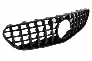 Difuzor Bara Spate cu Ornamente evacuare si Grila Centrala compatibil cu Mercedes S-Class C217 Coupe 2014-2017 S63 GT-R Design - Img 2