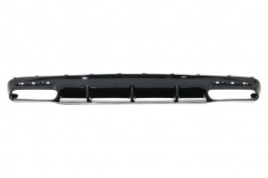 Difuzor Bara Spate cu Ornamente evacuare si Grila Centrala compatibil cu Mercedes S-Class C217 Coupe 2014-2017 S63 GT-R Design - Img 7