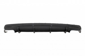 Difuzor Bara Spate cu Ornamente Negru pentru sistemul de evacuare Negre compatibil cu Mercedes W117 CLA 2013-2018 Facelift CLA45 Carbon Look - Img 4