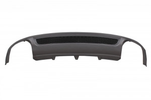 Difuzor Bara Spate cu Ornamente Sistem de evacuare Carbon Fiber compatibil cu Audi A4 B8 Pre Facelift Sedan sau Avant 2008-2011 S-Line Design doar Bara Standard - Img 8